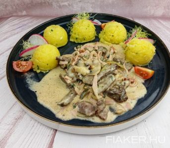 Sztroganoff bélszín