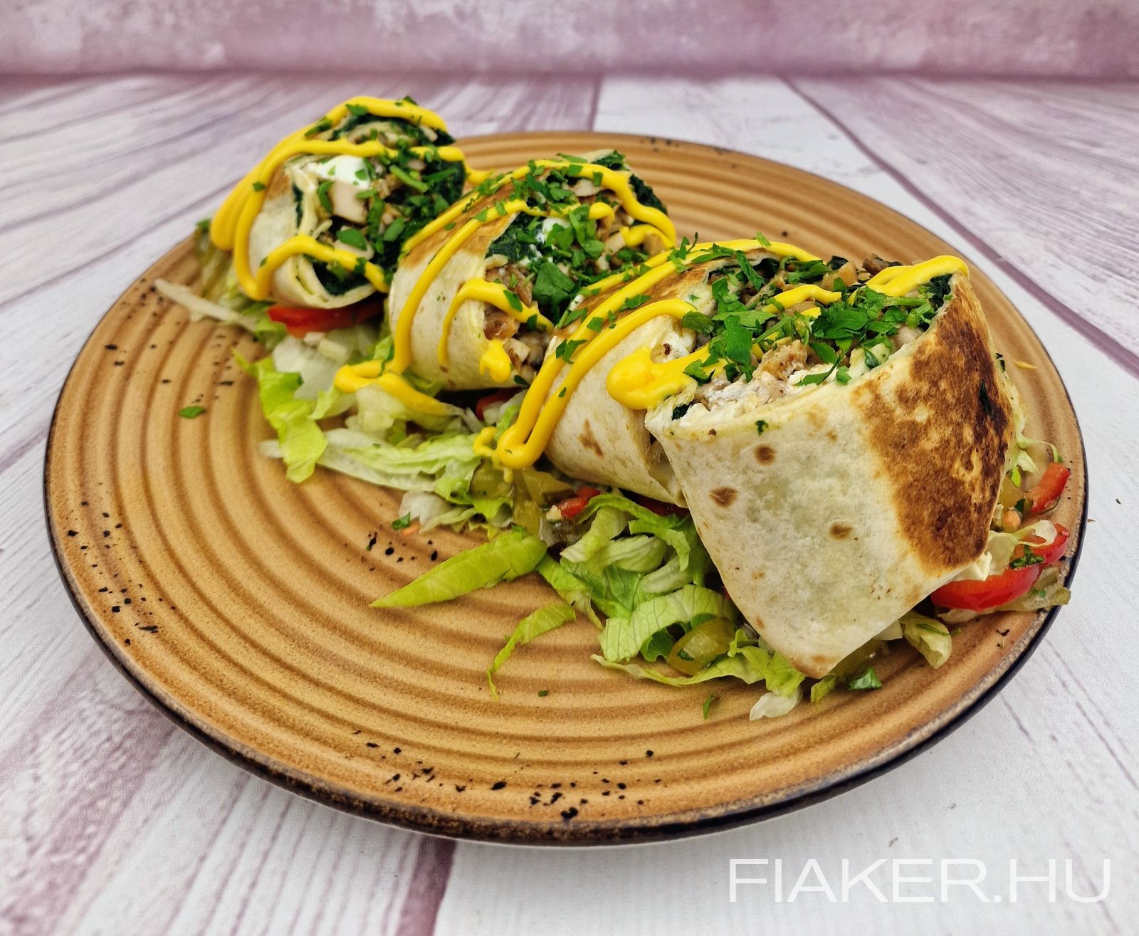 ! ÚJ ! Spenótos csirke-tortilla